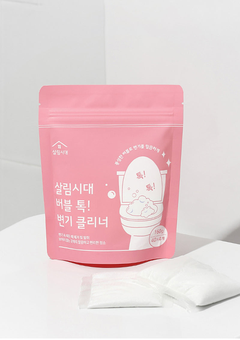 [ERA OF LIVING] Bubble Tok Toilet Cleaner (1 Box = 40g x 4 Packs)