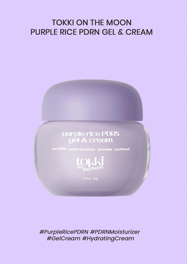 TOKKI ON THE MOON Purple Rice PDRN Gel & Cream 50g