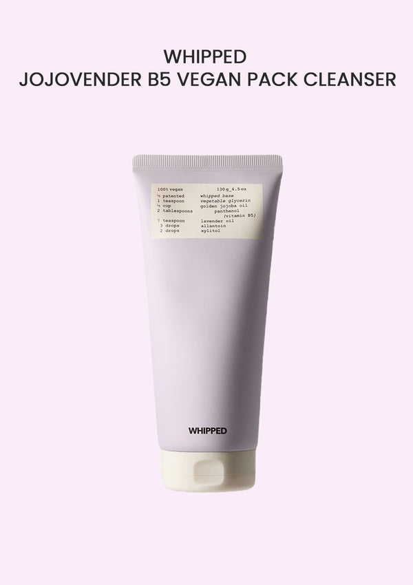 [WHIPPED] Jojovender B5 Vegan Pack Cleanser 130g