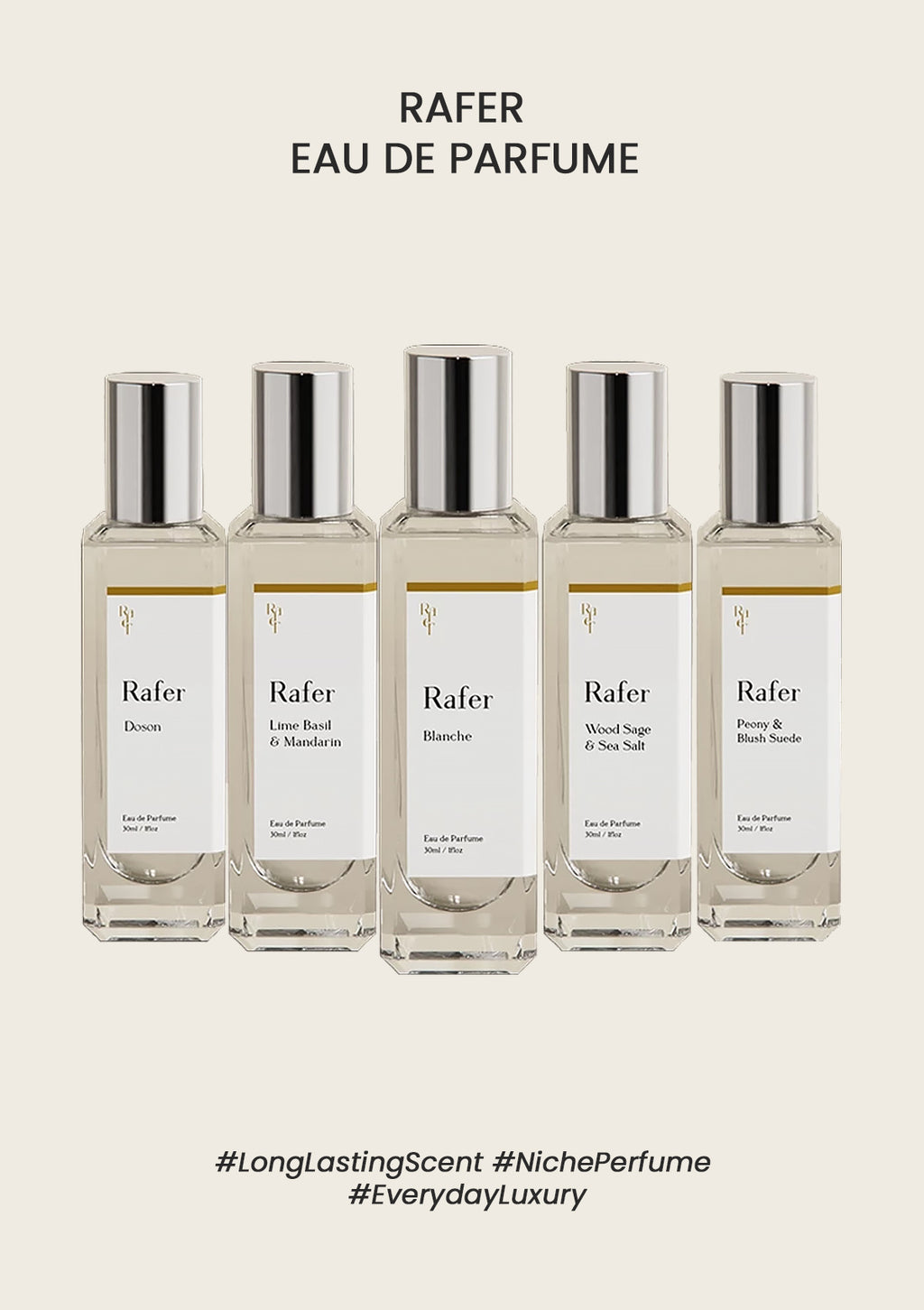 Noel Rafer RAFER Eau de Parfum – Korean Niche-Inspired Unisex Fragrance – COCOMO