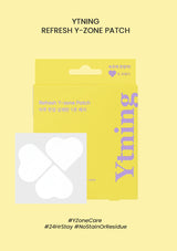 Ytning Refresh Y-Zone Patch packaging on a yellow background