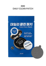 RIRE Daily Clean Patch packaging with blue background and product details.