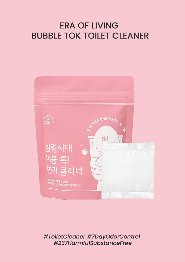 [ERA OF LIVING] Bubble Tok Toilet Cleaner (1 Box = 40g x 4 Packs)