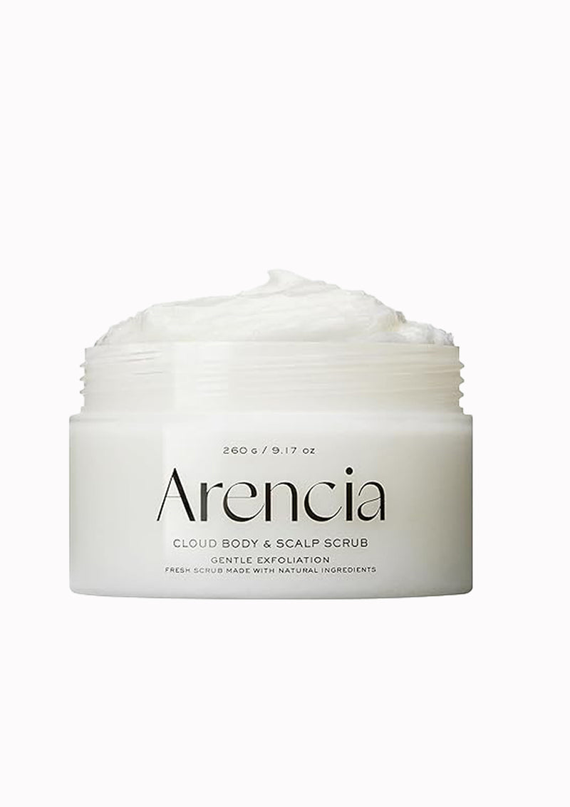 [ARENCIA] Cloud Scrub in white tea & neroli 260g