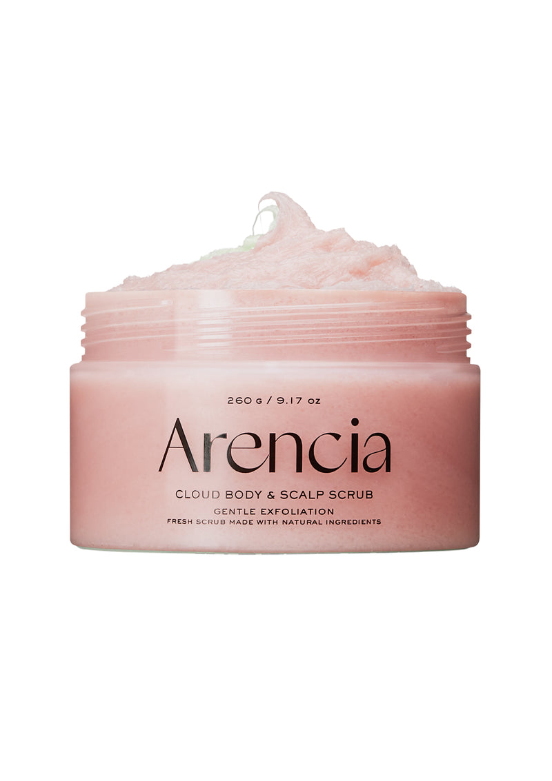[ARENCIA] Cloud Body & Scalp Scrub Lavender & Pear 260g