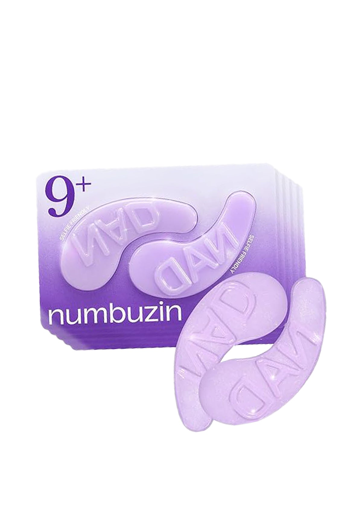 Purple numbing cream packaging with 'numbuzin' branding on a white background