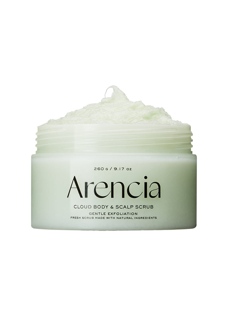 [ARENCIA] Fresh Cloud Body & Scalp Scrub Geranium & Primrose 260g