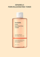 Genabelle PDRN Rejuvenating Toner bottle on a beige background | GENABELLE PDRN Rejuvenating Toner gallery 1 of 8