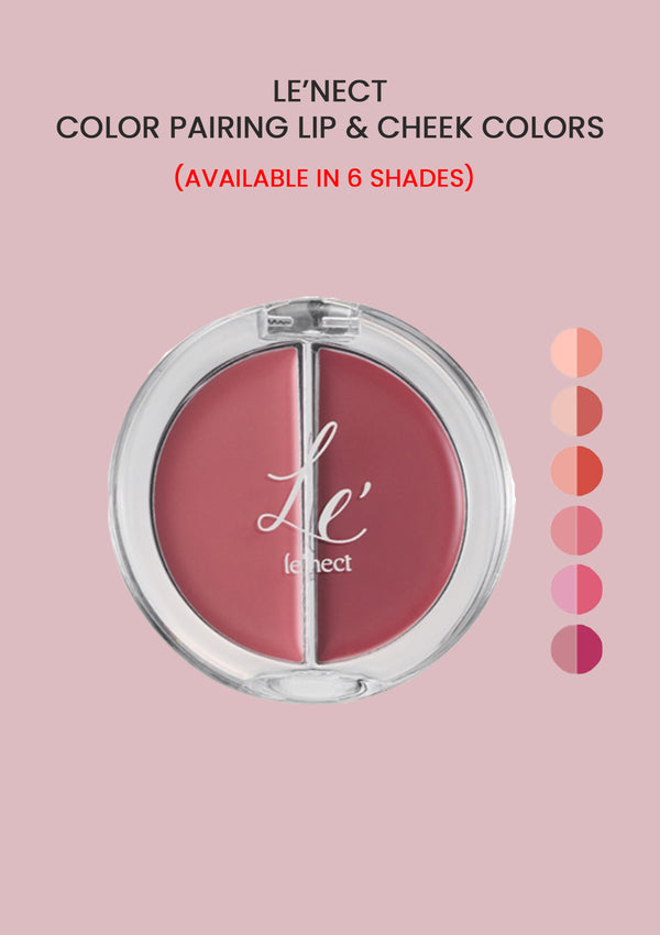 [LE'NECT] Color Pairing Lip & Cheek Colors 4g