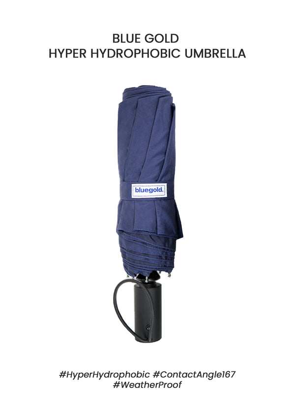 [BLUE GOLD] Hyper Hydrophobic Umbrella