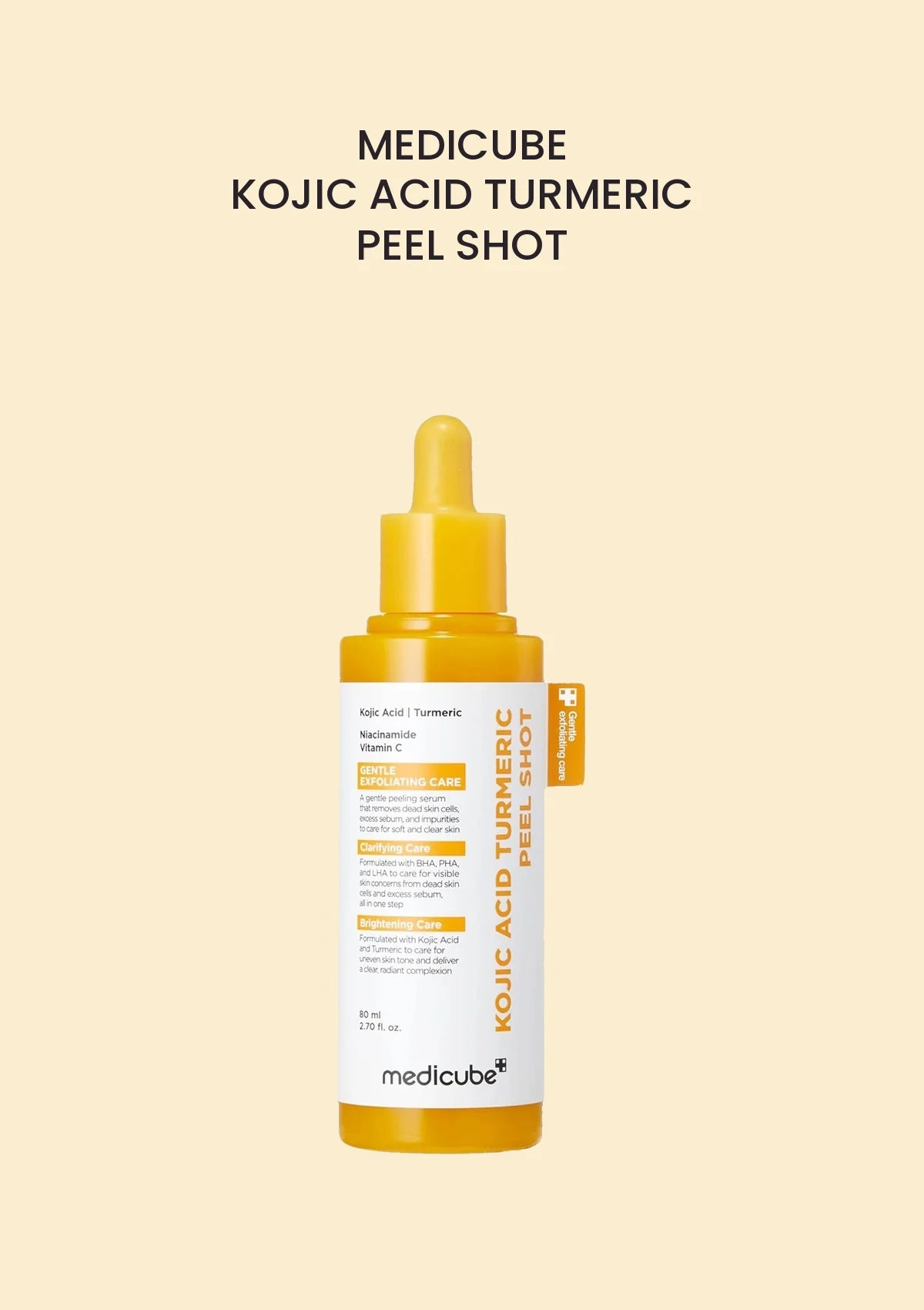 Medicube Kojic Acid Turmeric Peel Shot 80ml — COCOMO main product image