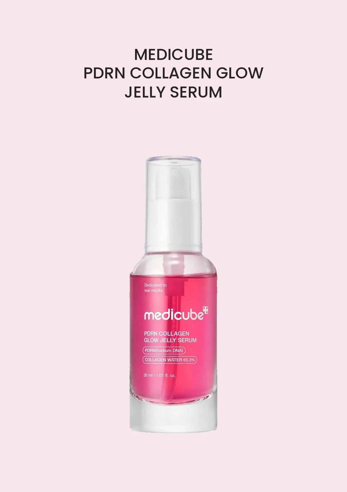 Medicube PDRN Collagen Glow Jelly Serum 30ml — Pink PDRN range main image