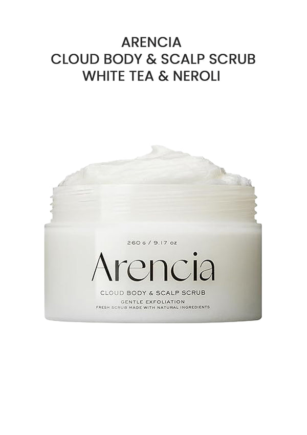 [ARENCIA] Cloud Scrub in white tea & neroli 260g