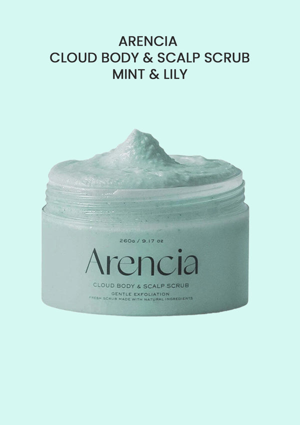 [ARENCIA] Cloud Body & Scalp Scrub Mint & Lily 260g