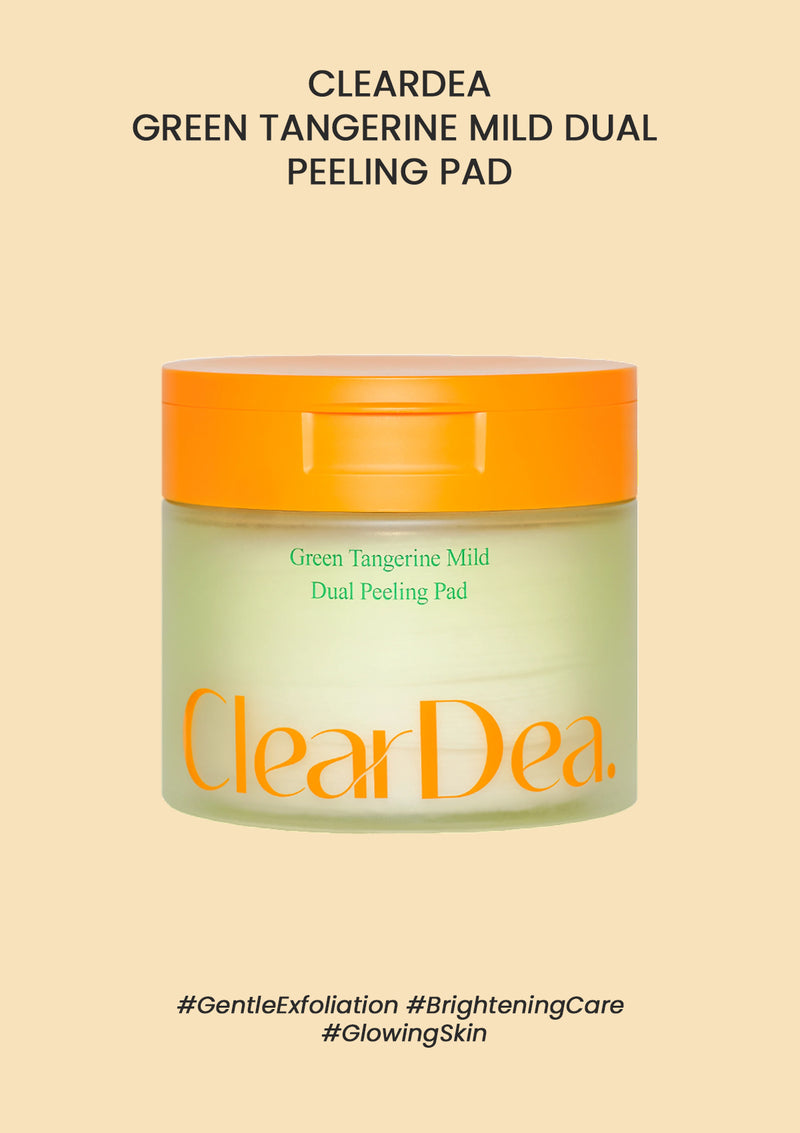 [CLEARDEA] Green Tangerine Mild Dual Peeling Pad 140ml (70 Pads)