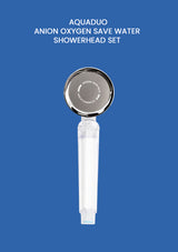 [AQUADUO] Anion Oxygen Save Water Showerhead Set