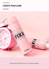 SO NATURAL setting fixer locks in base and colour makeup