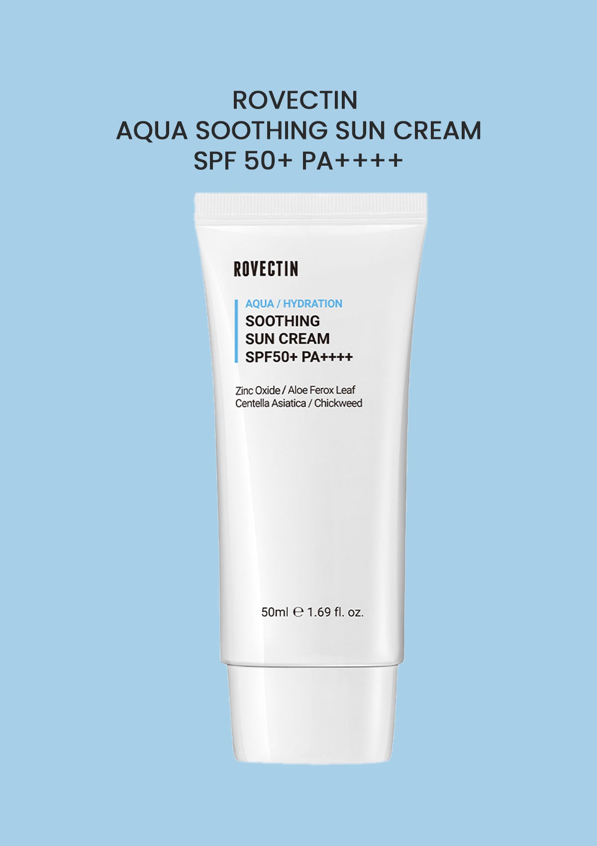 [ROVECTIN] Skin Essential Aqua Soothing UV Protector SPF50+ PA++++ 50ml ...