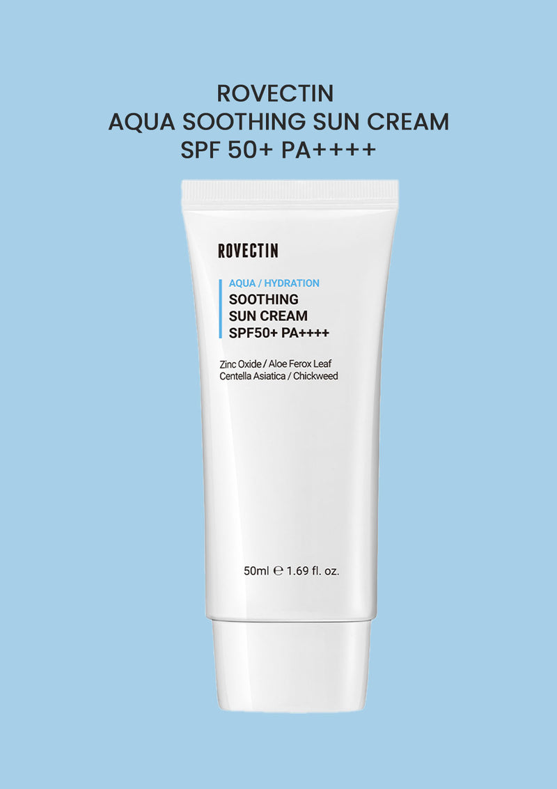 [ROVECTIN] Skin Essential Aqua Soothing Cream SPF 50+ PA++++ 50ml