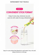 TEAZEN individually packed kombucha sticks dissolve in cold water