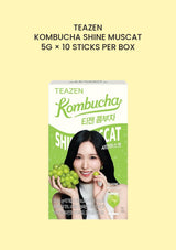 TEAZEN Kombucha Shine Muscat — one 50g box of ten 5g sticks, COCOMO main image