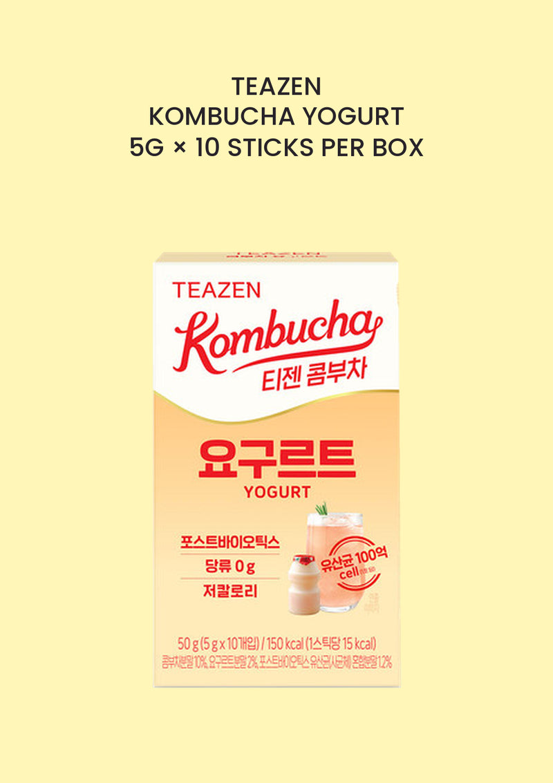 TEAZEN Kombucha Yogurt — one 50g box of ten 5g sticks, COCOMO main image