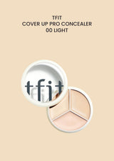 TFIT COVER UP PRO CONCEALER 00 LIGHT on a solid light ivory beige background