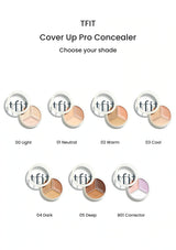 TFIT Cover Up Pro Concealer 15g — All 7 Shades — select one option