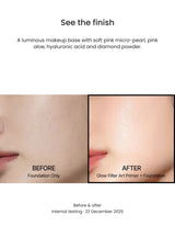 TFIT Glow Filter Art Primer — before-and-after finish