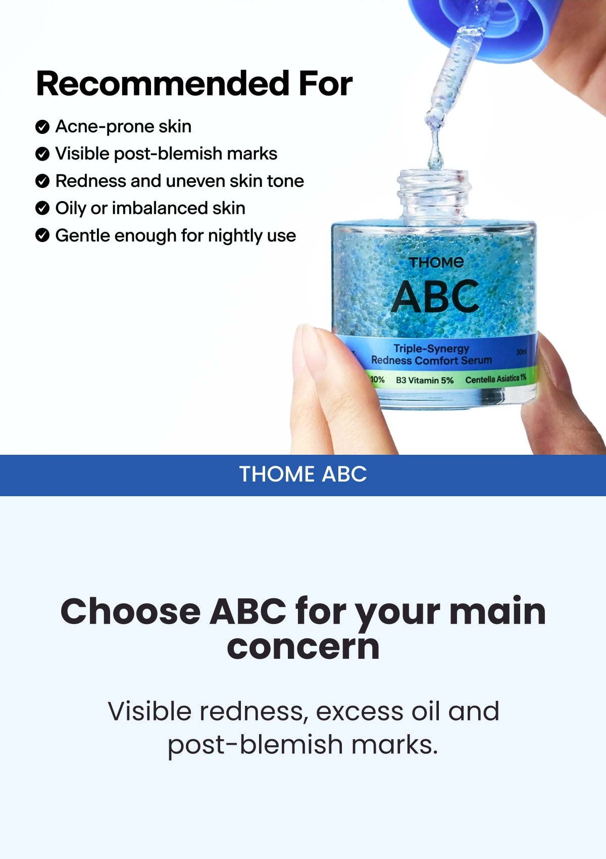 THOME ABC — Recommended skin concerns