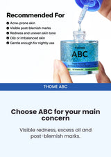 THOME ABC — Recommended skin concerns