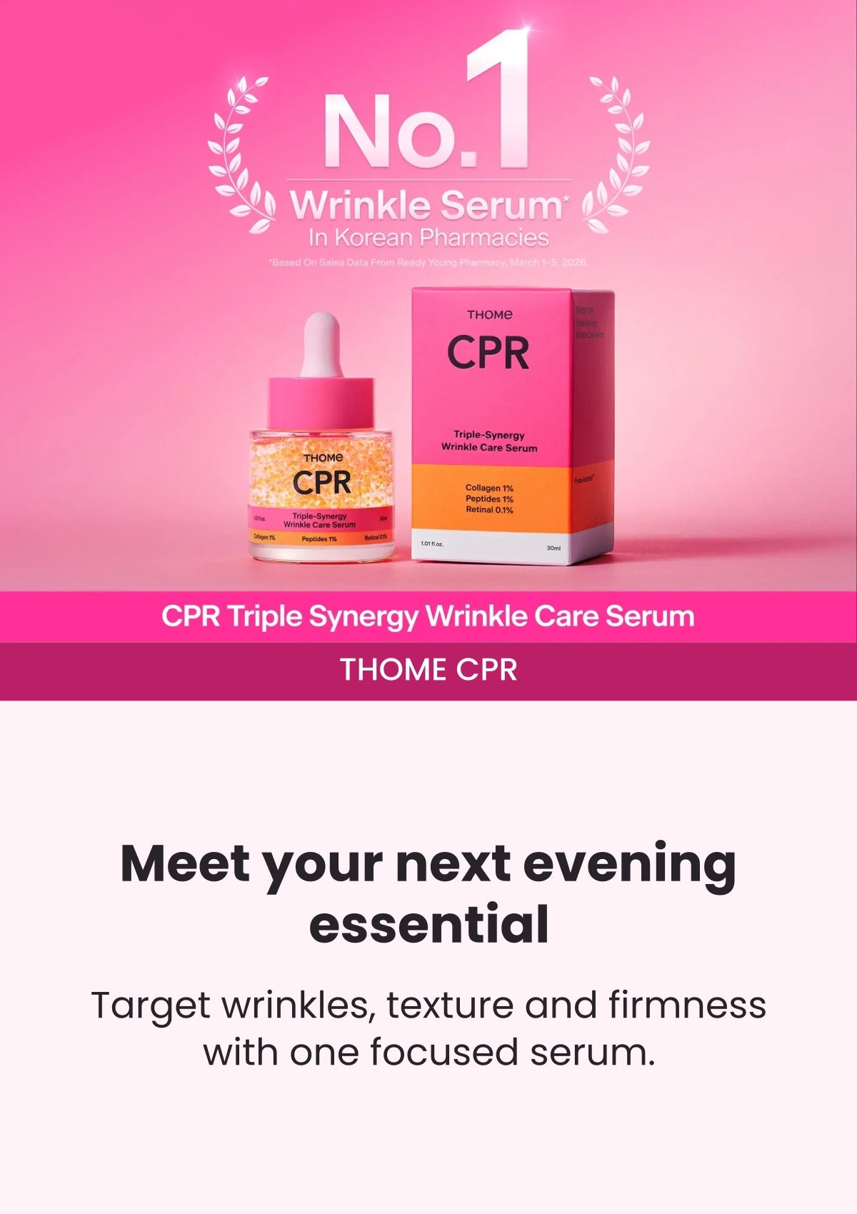 THOME CPR — No.1 wrinkle serum identity