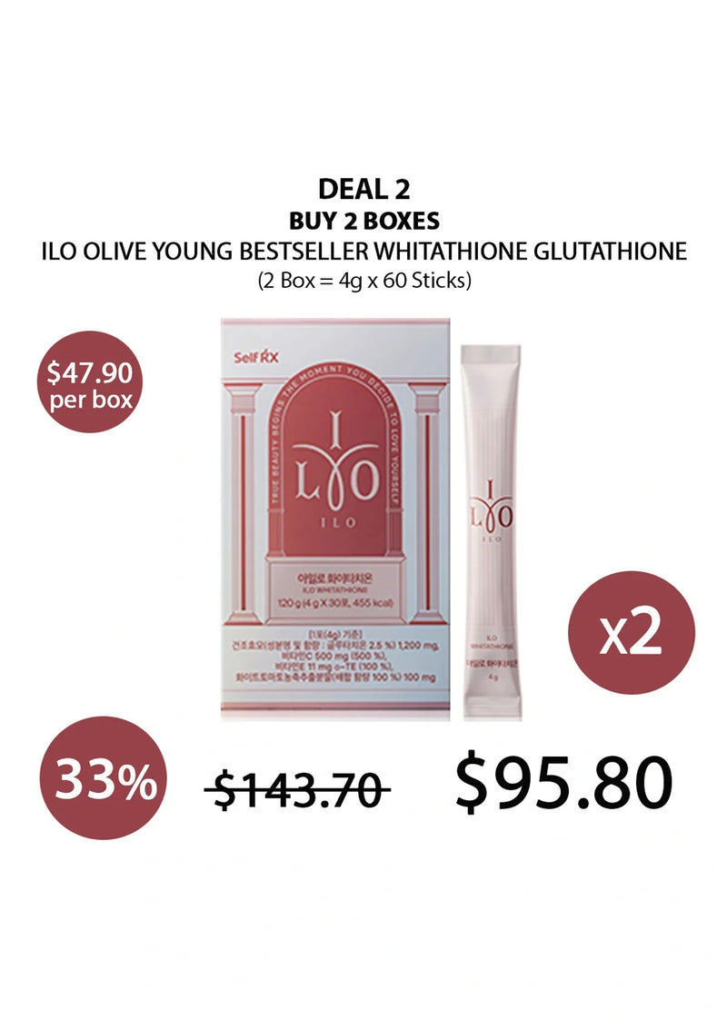 ILO Whitathione Glutathione – Daily Radiance Glow Sticks – COCOMO