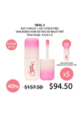 VIVA KOREA How Do You Do Multi Tint Pink Shade 4.5ml — Buy 3 get 2 free, current packaging