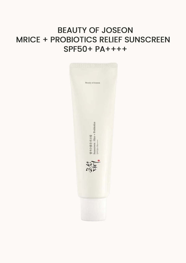 [BEAUTY OF JOSEON] Relief Sun: Rice + Probiotics SPF 50+ PA++++ 50ml