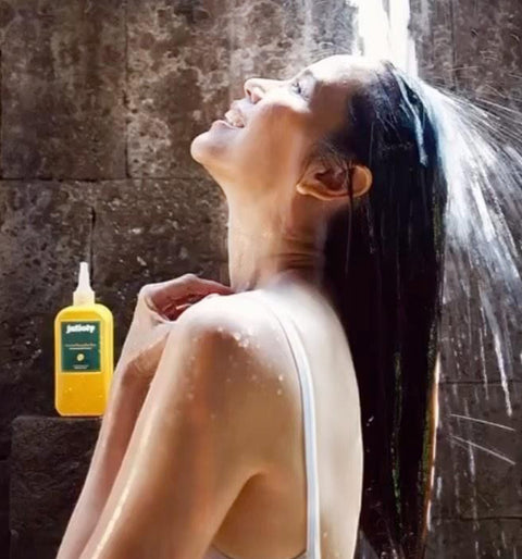 Archive photograph of Zoe Tay with JULIOLY Silk Keratin Repair Treatment