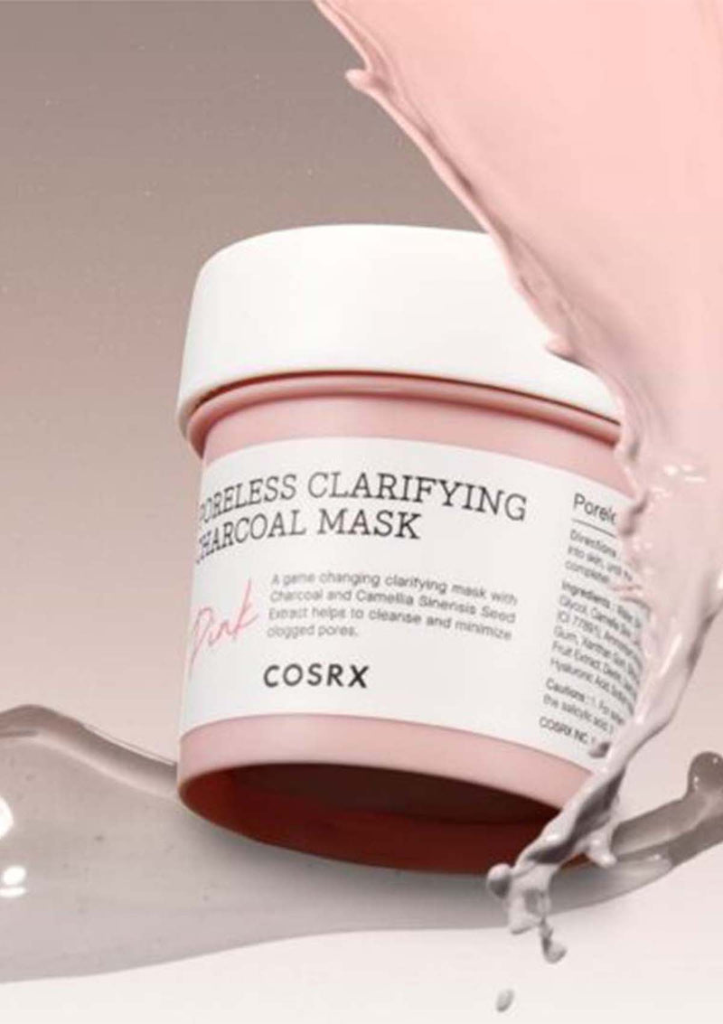 [COSRX] Poreless Clarifying Charcoal Mask Pink 110g