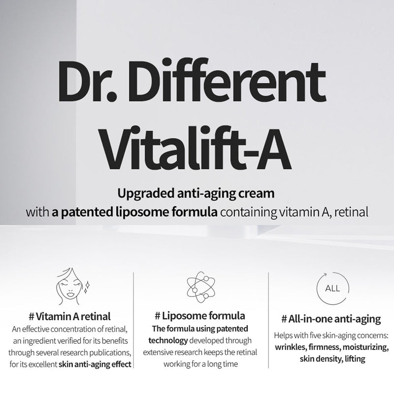 [Dr. Different] Vitalift-A Night Treatment Cream 20g - COCOMO