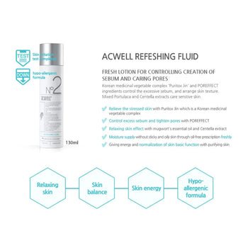[ACWELL] No.2 Refreshing Fluid 130ml