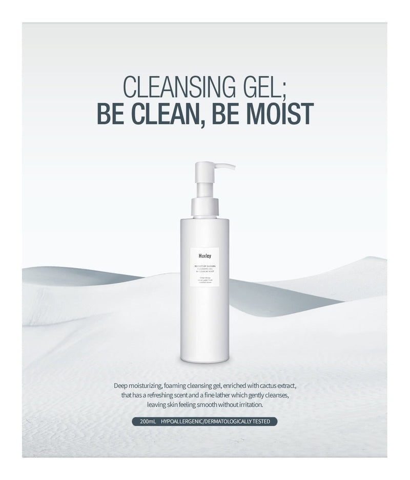 [HUXLEY] Be Clean, Be Moist Cleansing Gel 200ml