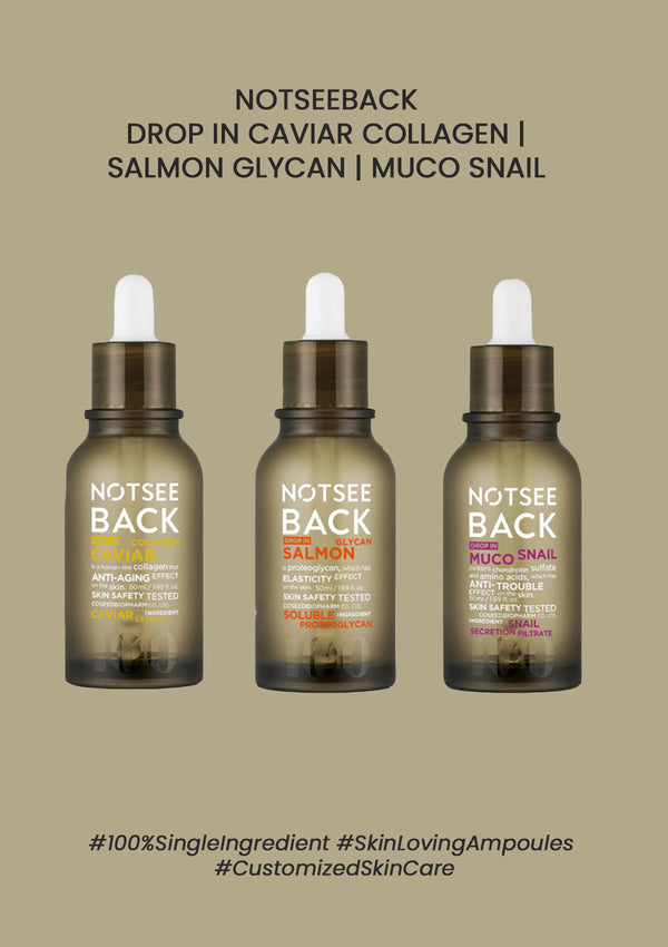 [NOTSEEBACK] Drop in Caviar Collagen/ Salmon Glycan/ Muco Snail - COCOMO