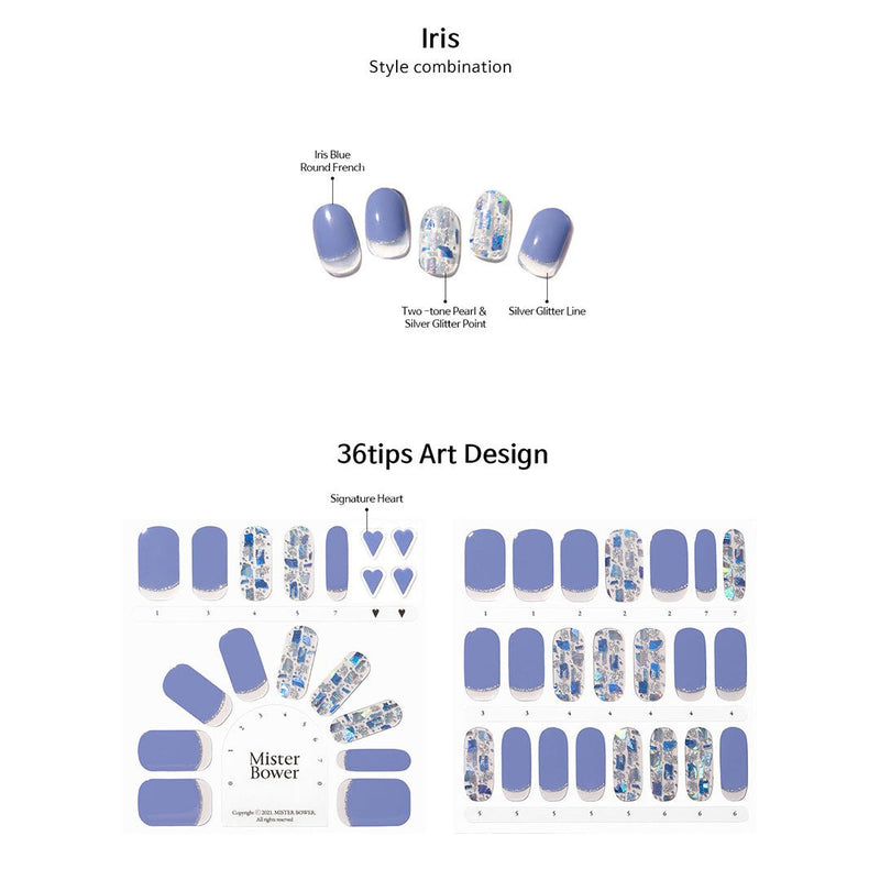 [Mister Bower] Volume Gel Nail - Iris - COCOMO