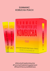 [SUNMANC] Tea For Better Life Kombucha - Peach 5g x 30sticks - COCOMO