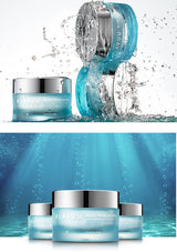 [KLAVUU] Blue Pearlsation One day 8 Cups Marine Collagen Aqua Cream 50ml - COCOMO