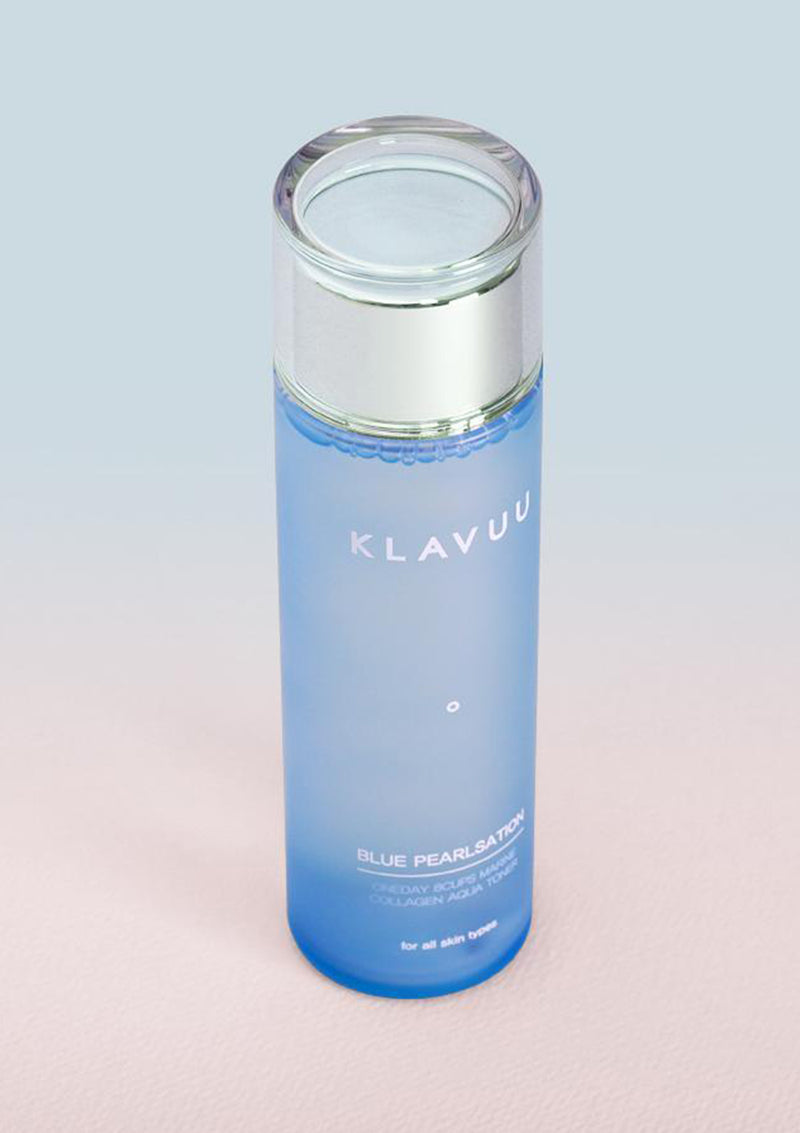 [KLAVUU] Blue Pearlsation One Day 8 cups Marine Collagen Aqua Toner 140ml - COCOMO