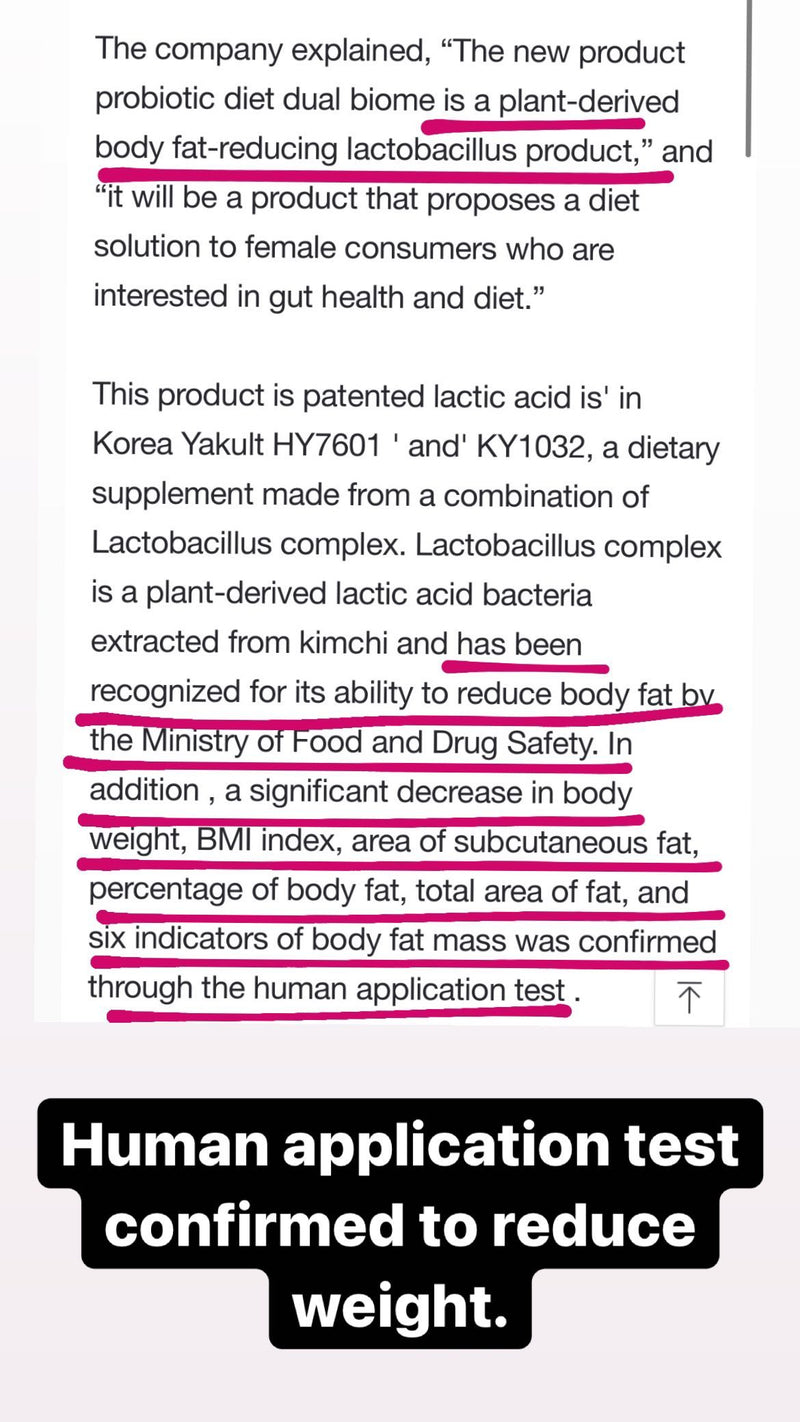 [CELTIVA - UPGRADED VERSION] KFDA-certified Probiotics Diet (500mg x 30 capsules) - COCOMO