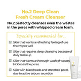 [NUMBUZIN] No.2 Deep Clean Fresh Cream Cleanser 120ml - COCOMO