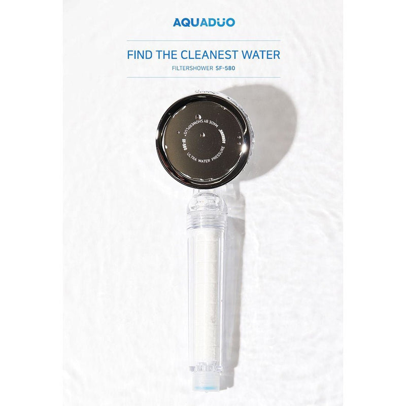 [AQUADUO] Anion Oxygen Save Water Showerhead Set - COCOMO