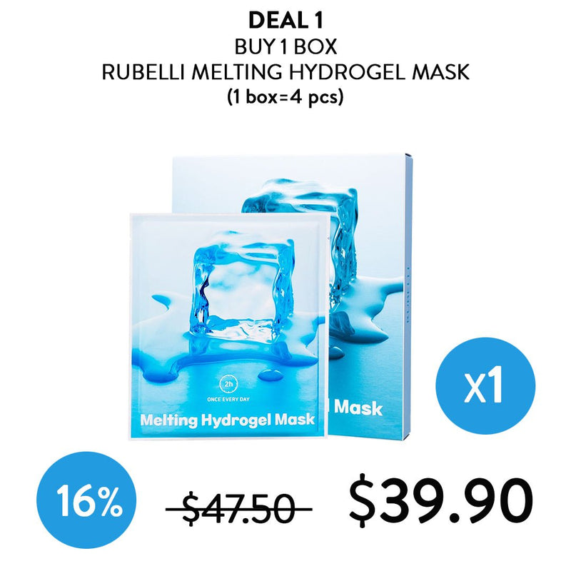 [Rubelli] Melting Hydrogel Mask 4 sheets - COCOMO