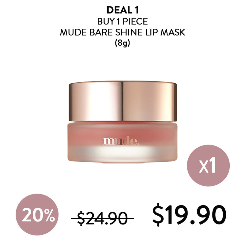 [MUDE] Bare Shine Lip Mask 8g - COCOMO
